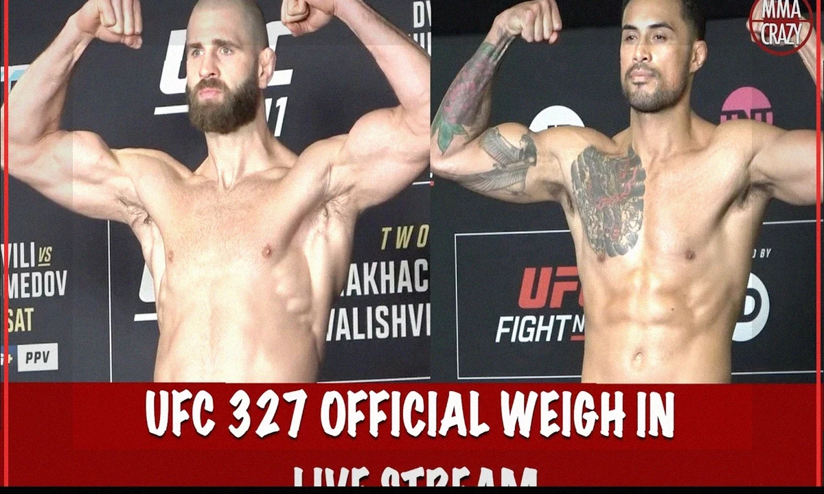 UFC 327 Weigh-In Results: Prochazka vs. Ulberg and Full Fight Card